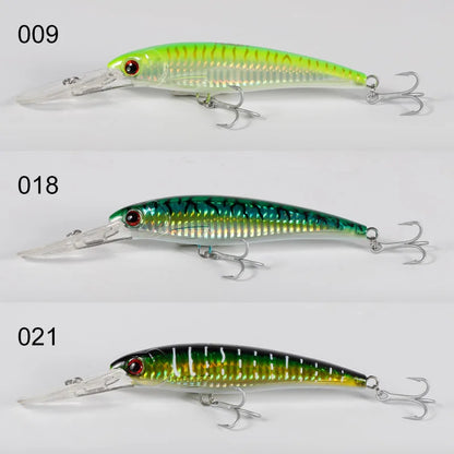 Performance Series - Trolling Minnow Lure Floating & Sinking Version 3 PIECE BUNDLE - THEREELDEAL