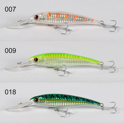 Performance Series - Trolling Minnow Lure Floating & Sinking Version 3 PIECE BUNDLE - THEREELDEAL
