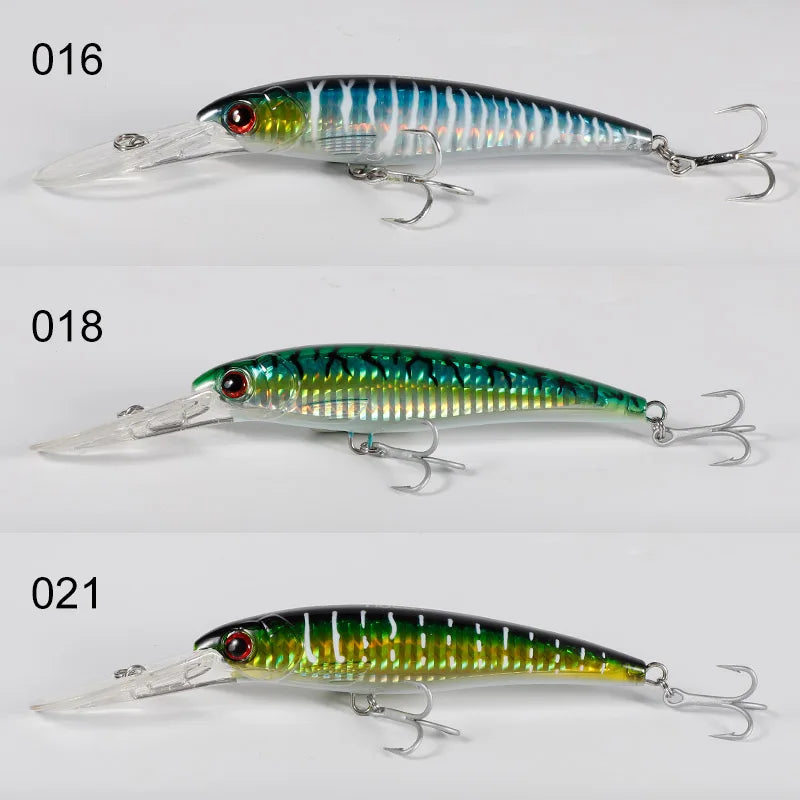 Performance Series - Trolling Minnow Lure Floating & Sinking Version 3 PIECE BUNDLE - THEREELDEAL