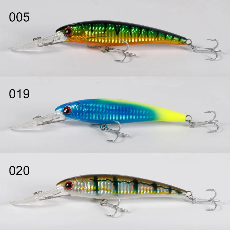 Performance Series - Trolling Minnow Lure Floating & Sinking Version 3 PIECE BUNDLE - THEREELDEAL