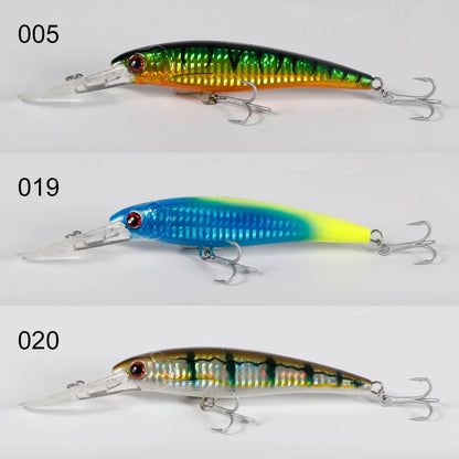 Performance Series - Trolling Minnow Lure Floating & Sinking Version 3 PIECE BUNDLE - THEREELDEAL