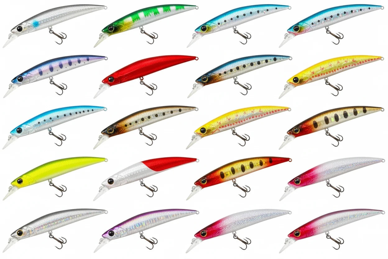 Performance Series - Sinking Lipped Minnow Lure RANDOM 4 PIECE 110MM 22G BUNDLE - THEREELDEAL