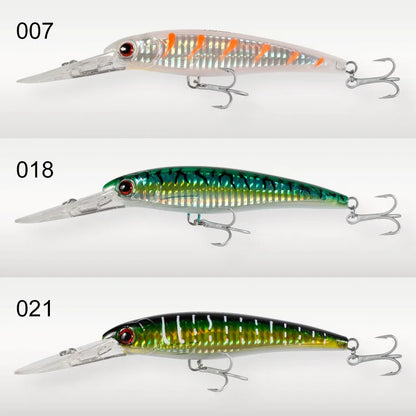 Performance Series - Trolling Minnow Lure Floating & Sinking Version 3 PIECE BUNDLE - THEREELDEAL