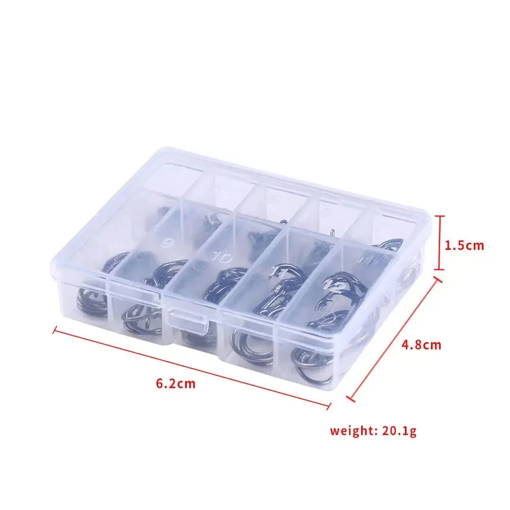 Performance Series - 100 PCs Barbed Fishing Hooks - THEREELDEAL