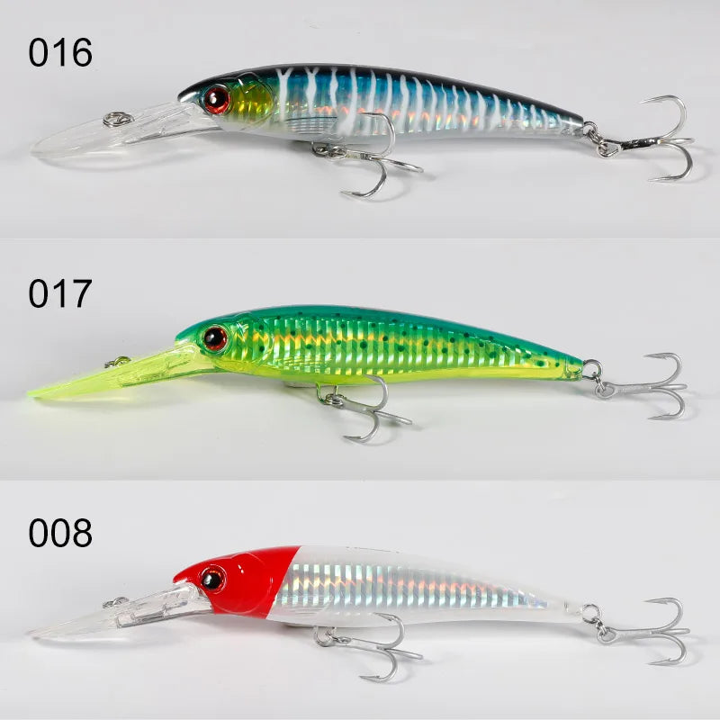 Performance Series - Trolling Minnow Lure Floating & Sinking Version 3 PIECE BUNDLE - THEREELDEAL