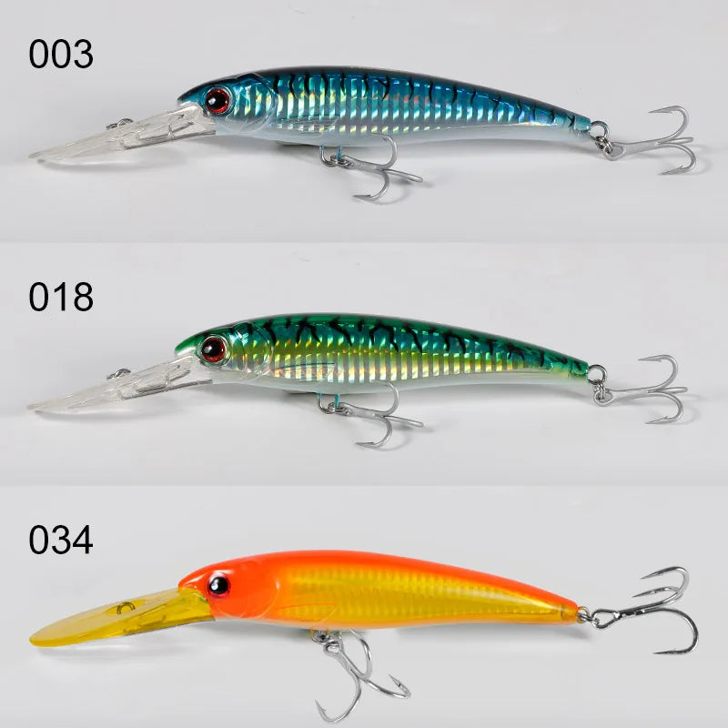 Performance Series - Trolling Minnow Lure Floating & Sinking Version 3 PIECE BUNDLE - THEREELDEAL